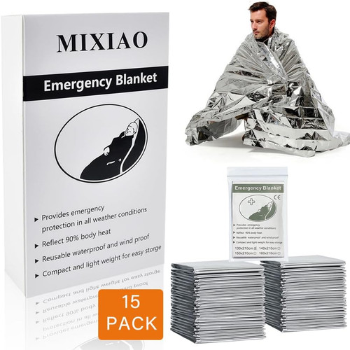 Emergency foil blanket pack - blanket, (pack
