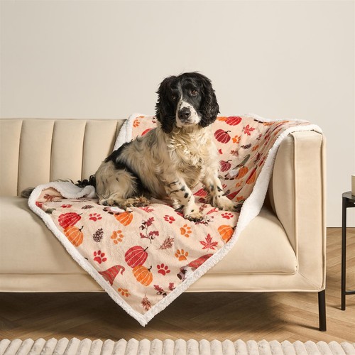 Ohs paw pet blanket reversible - paw,