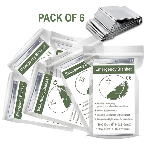 Pack emergency blanket foil - emergency,