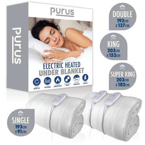 Purus electric blanket heated - electric,
