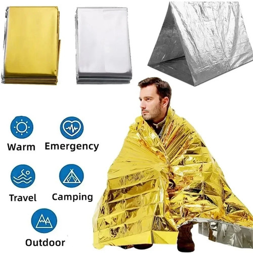 Pack emergency blanket foil - emergency,