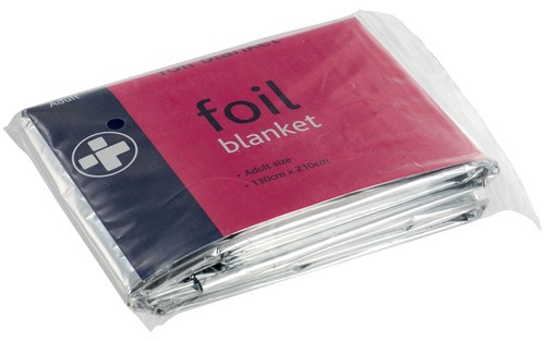 Emergency foil thermal blanket - foil,