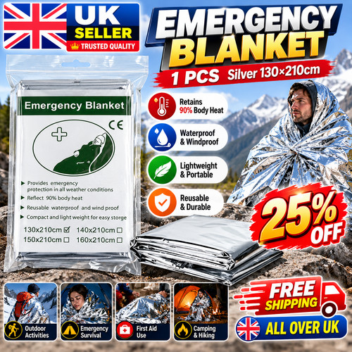Emergency foil blanket - 1x,