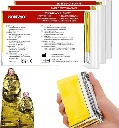 Emergency blankets 3pcs - emergency,
