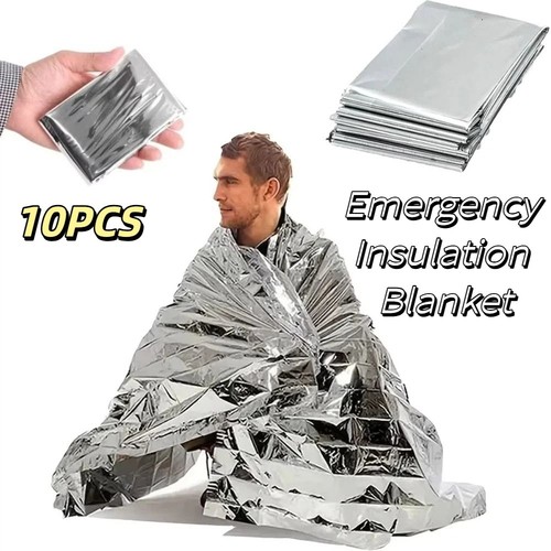 10x emergency foil blanket - 10x,