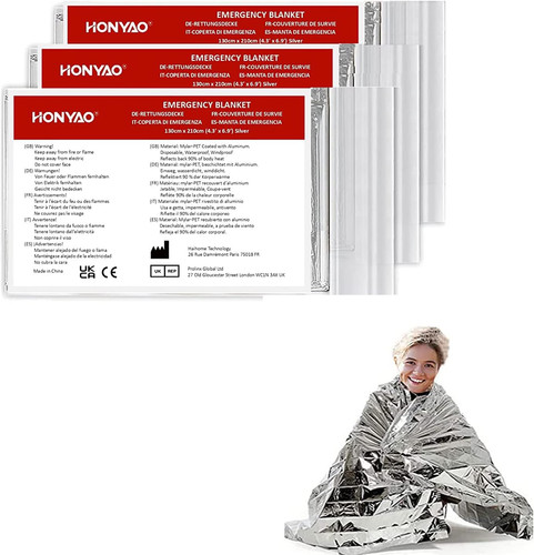 Emergency blanket 3pcs - blanket,