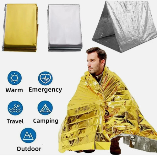 Emergency foil blanket rescue - emergency,