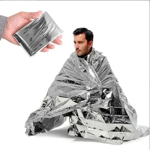 Emergency foil blanket - foil, rescue