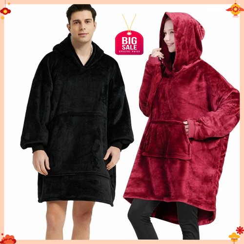 Blanket hoodie warm wearable - hoodie,