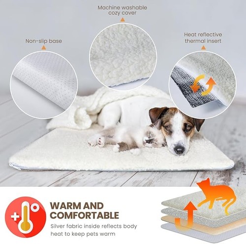 Self warming pet bed - self‑warming,