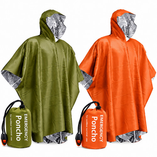 Emergency survival poncho - emergency,
