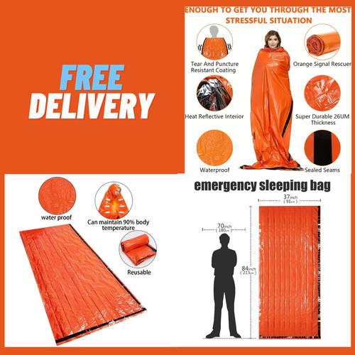 Emergency thermal blanket - emergency,