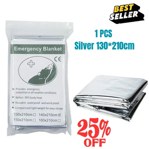 10x emergency foil blanket - 10x,