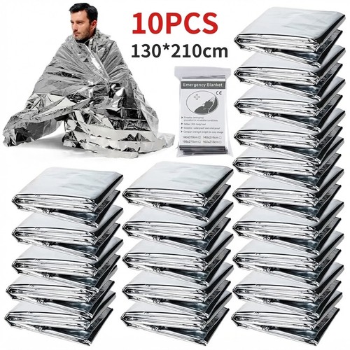 Pack emergency blanket - 10-pack,
