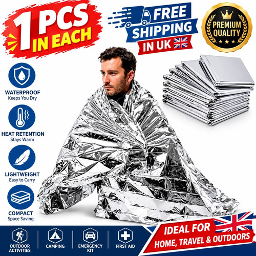 10x emergency foil blanket - 10x,