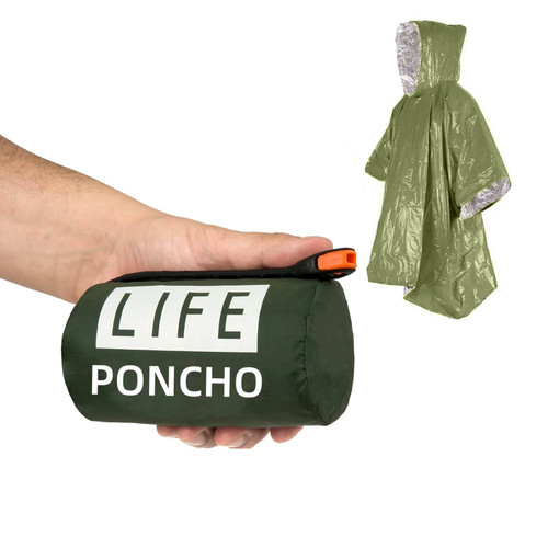 Life poncho emergency - life,
