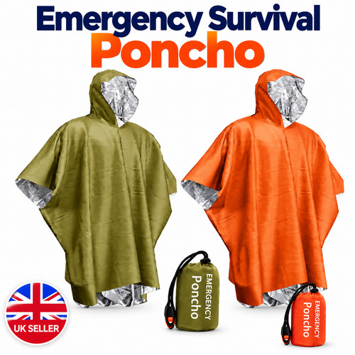 Emergency survival poncho - emergency,